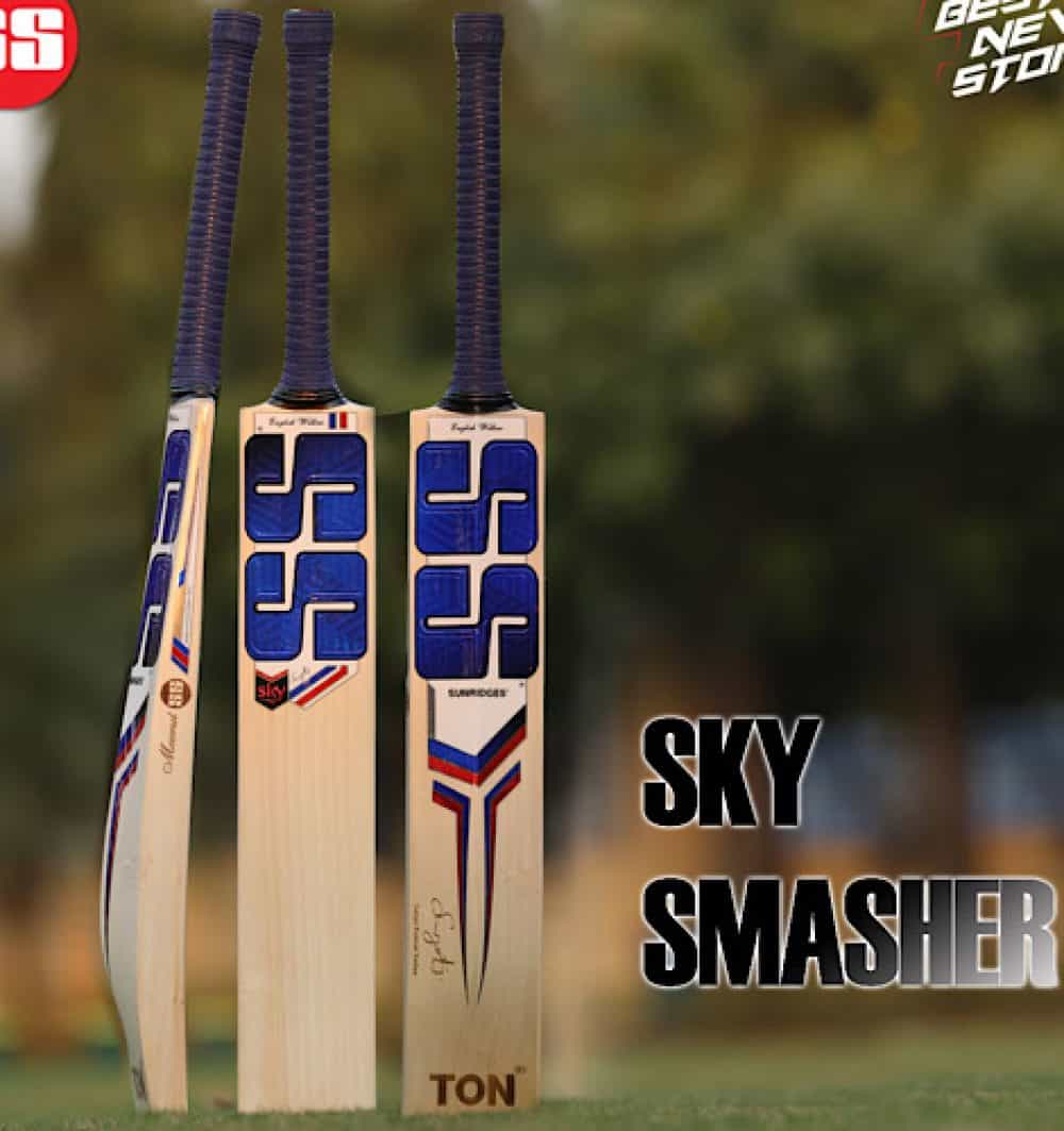 SS SKY Smasher (2024) English Willow Cricket Bat - Premium Cricket Equipment