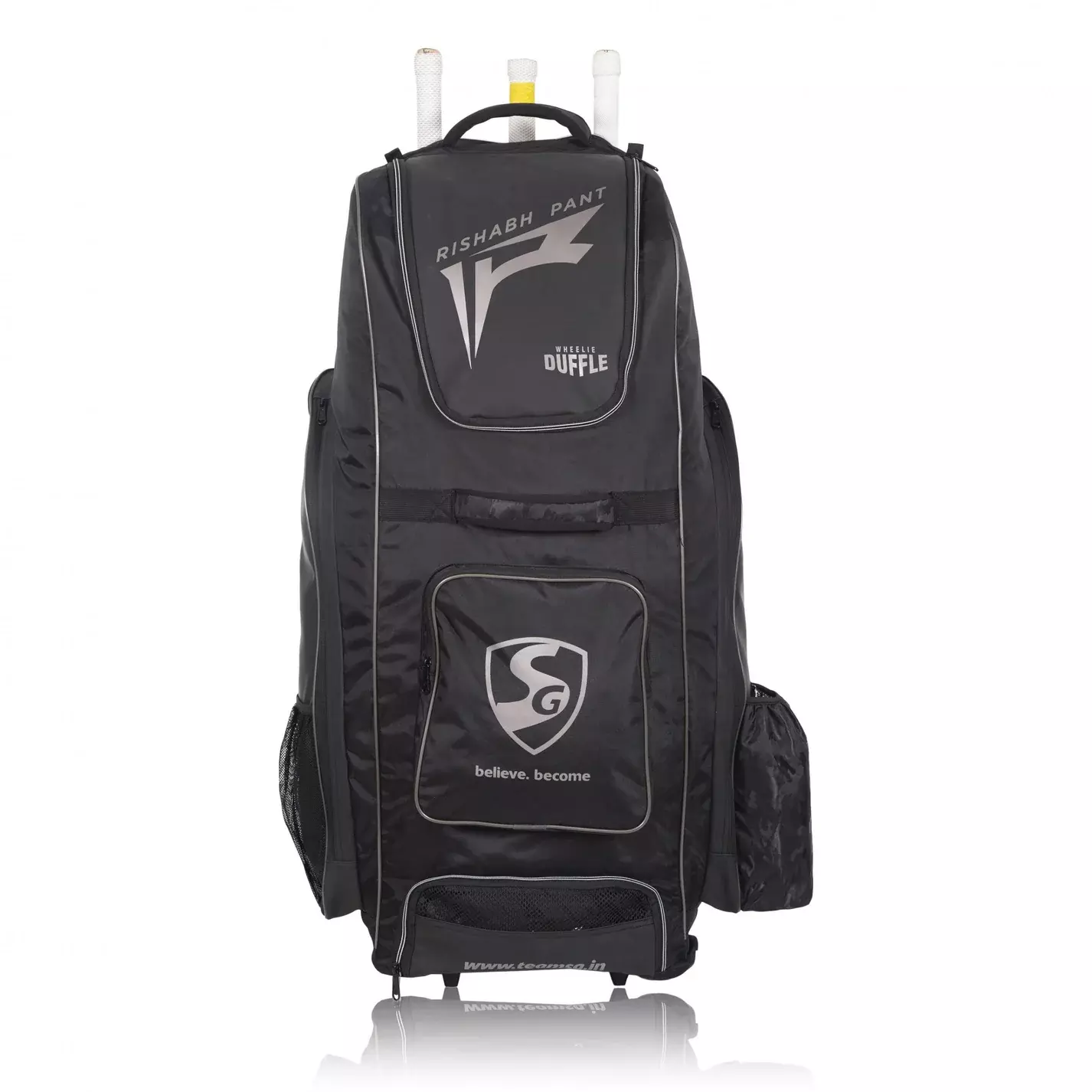 SG RP spacious WHEELIE DUFFLE criekct kit bag - Premium Cricket Equipment