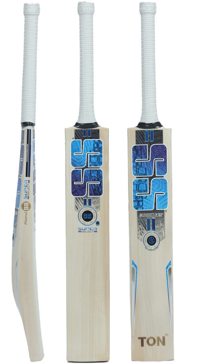 SS Super Select English Willow Cricket Bat -SH - Premium Cricket Equipment