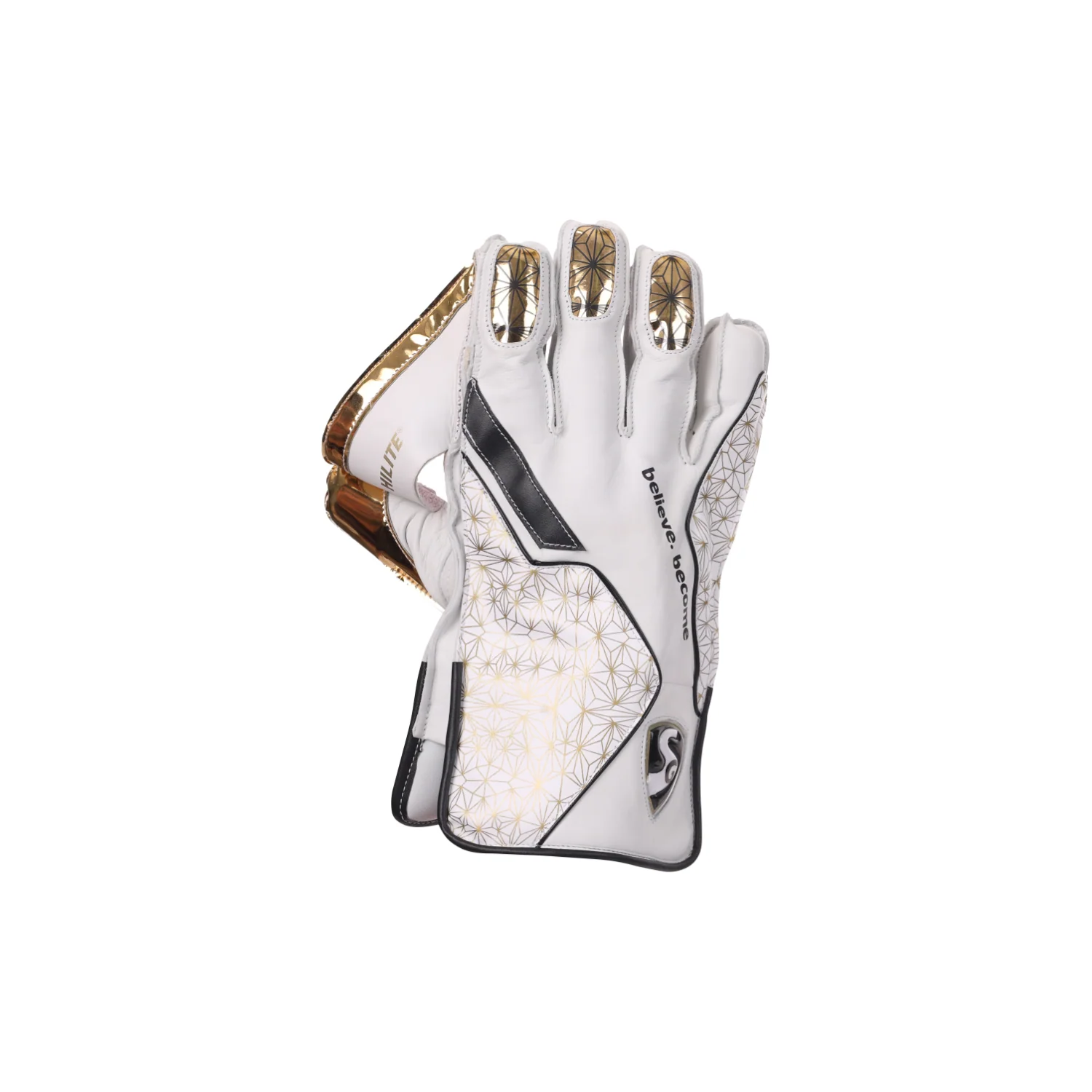 SG Hilite White Wicket Keeping Gloves - Premium Cricket Equipment
