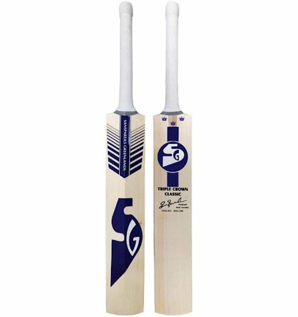 SG Triple Crown Classic English Willow Cricket Bat - Premium Cricket Equipment