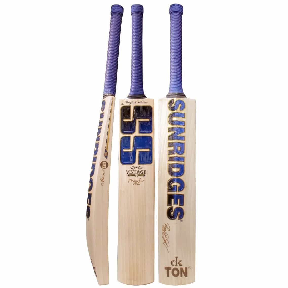 SS Vintage Finisher One English Willow Cricket Bat - Sh - Premium Cricket Equipment