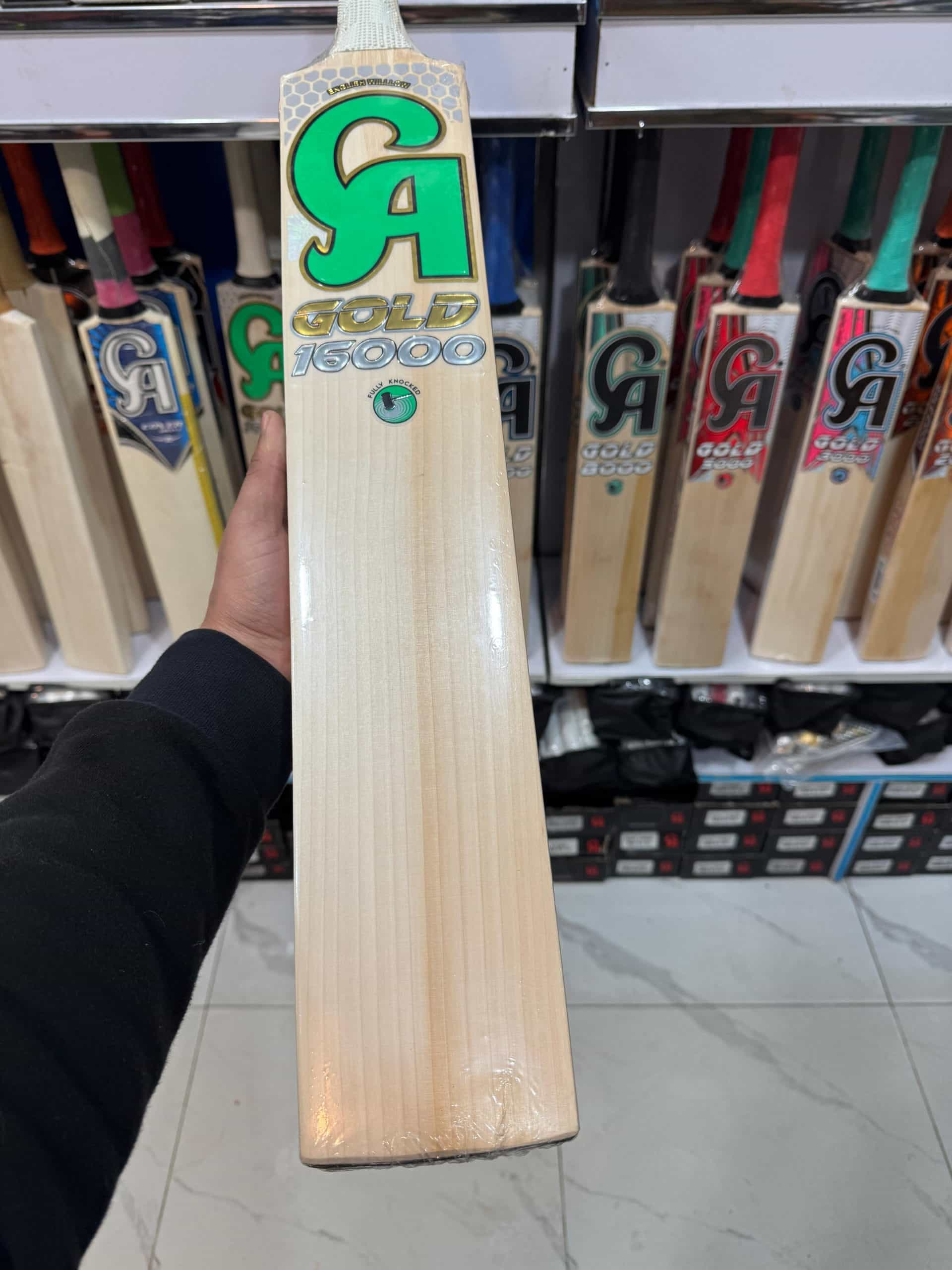 CA GOLD 15000 English willow cricket bat - Premium Cricket Equipment