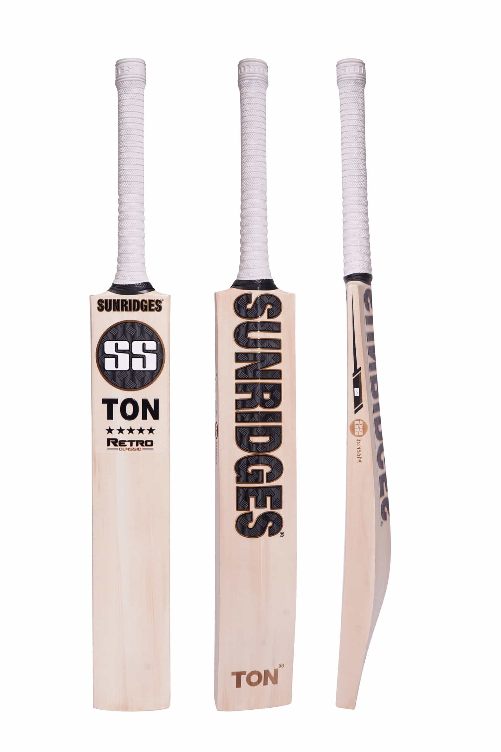 TON Retro Classic English Willow Bat- SH - Premium Cricket Equipment