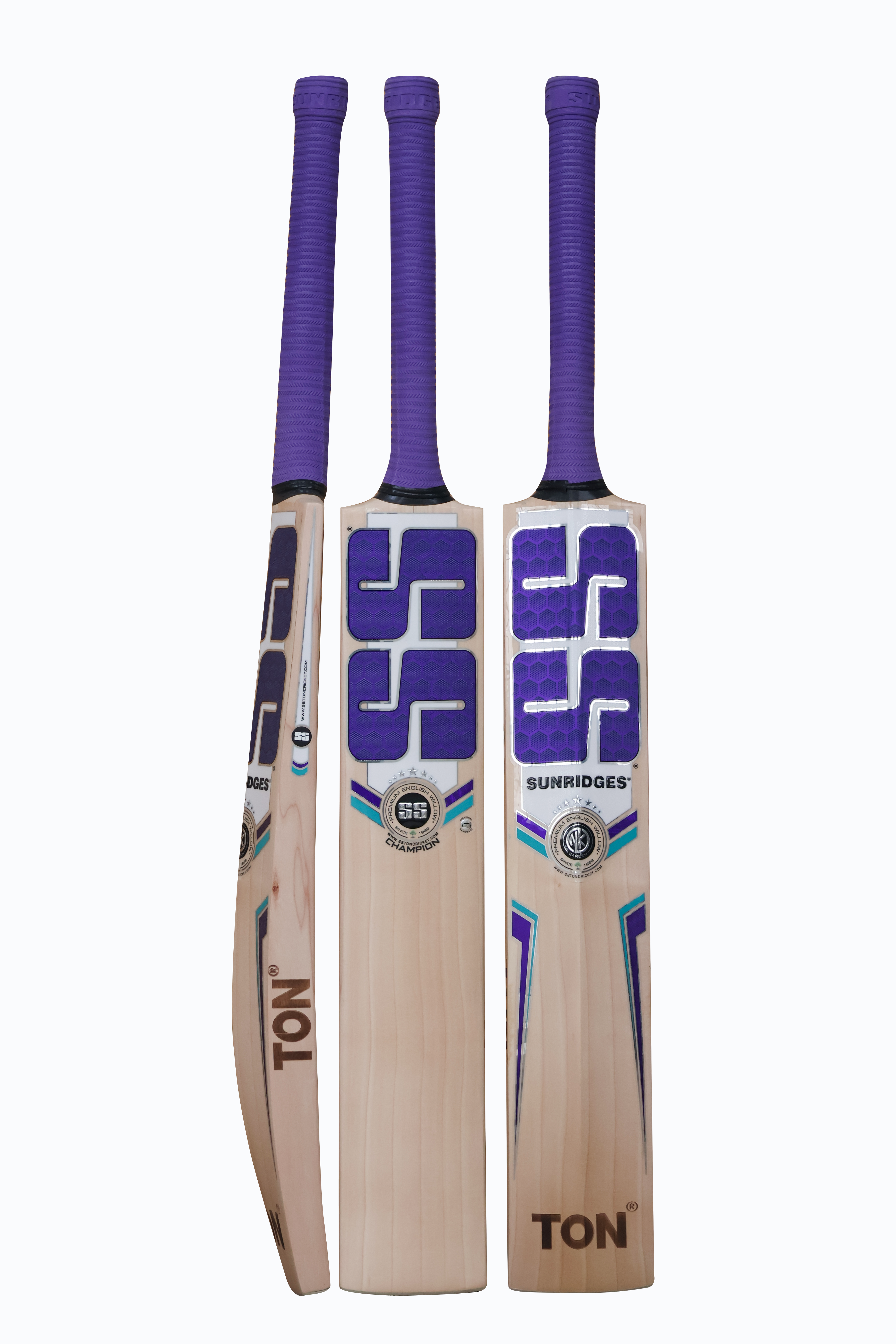 SS Champion English Willow Cricket Bat -SH - Premium Cricket Equipment
