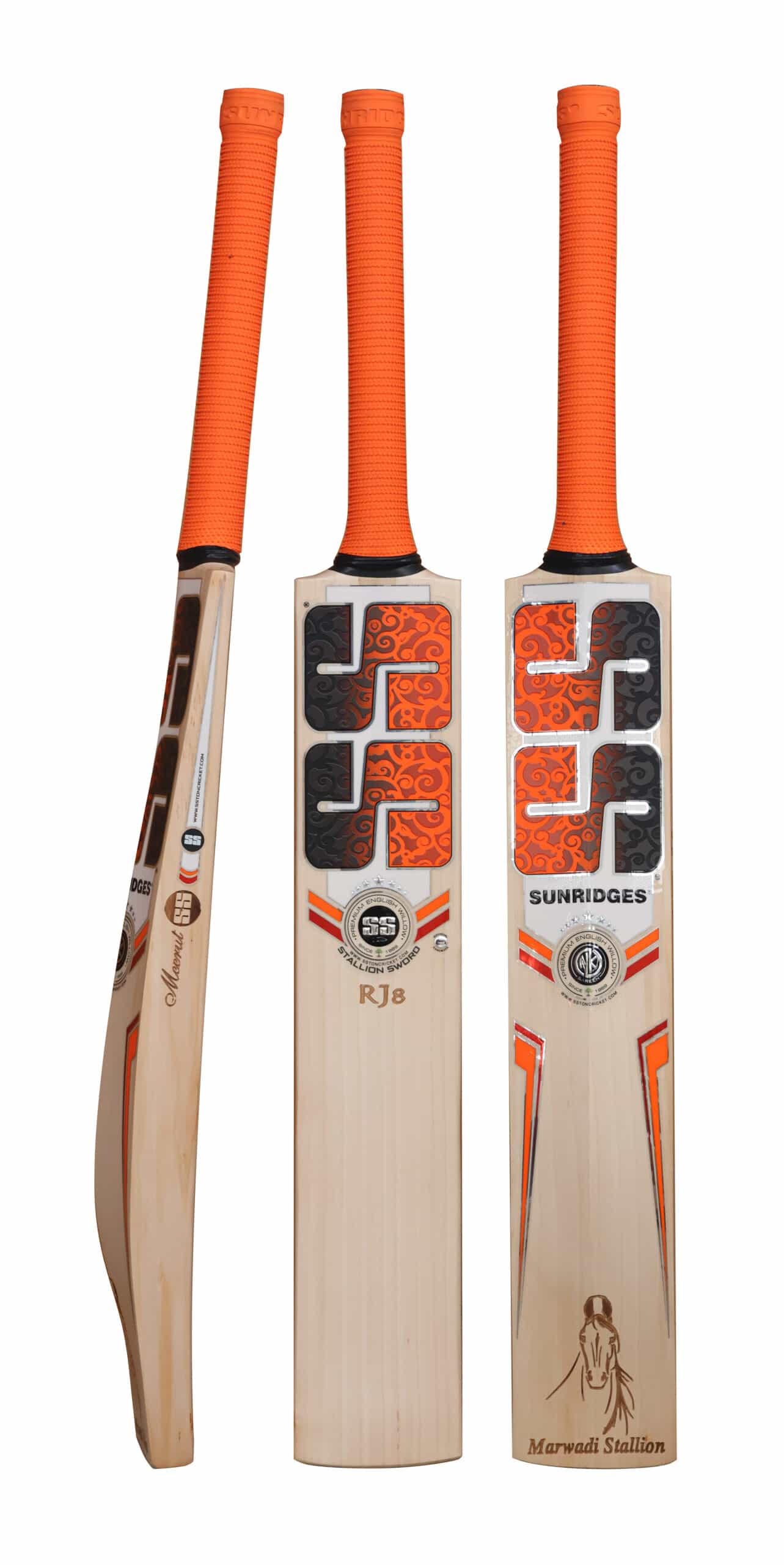 SS Ravindra Jadeja Players bat English Willow Cricket Bat - Premium Cricket Equipment