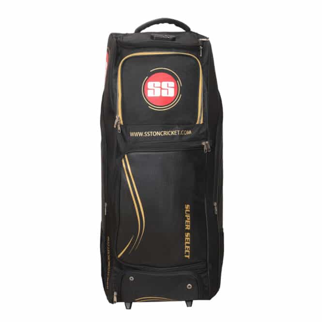 SS Super select duffel Cricket Kit Bag (Black) - Premium Cricket Equipment