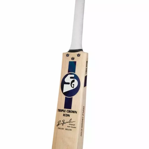 SG Triple Crown Icon English Willow Cricket Bat - Premium Cricket Equipment
