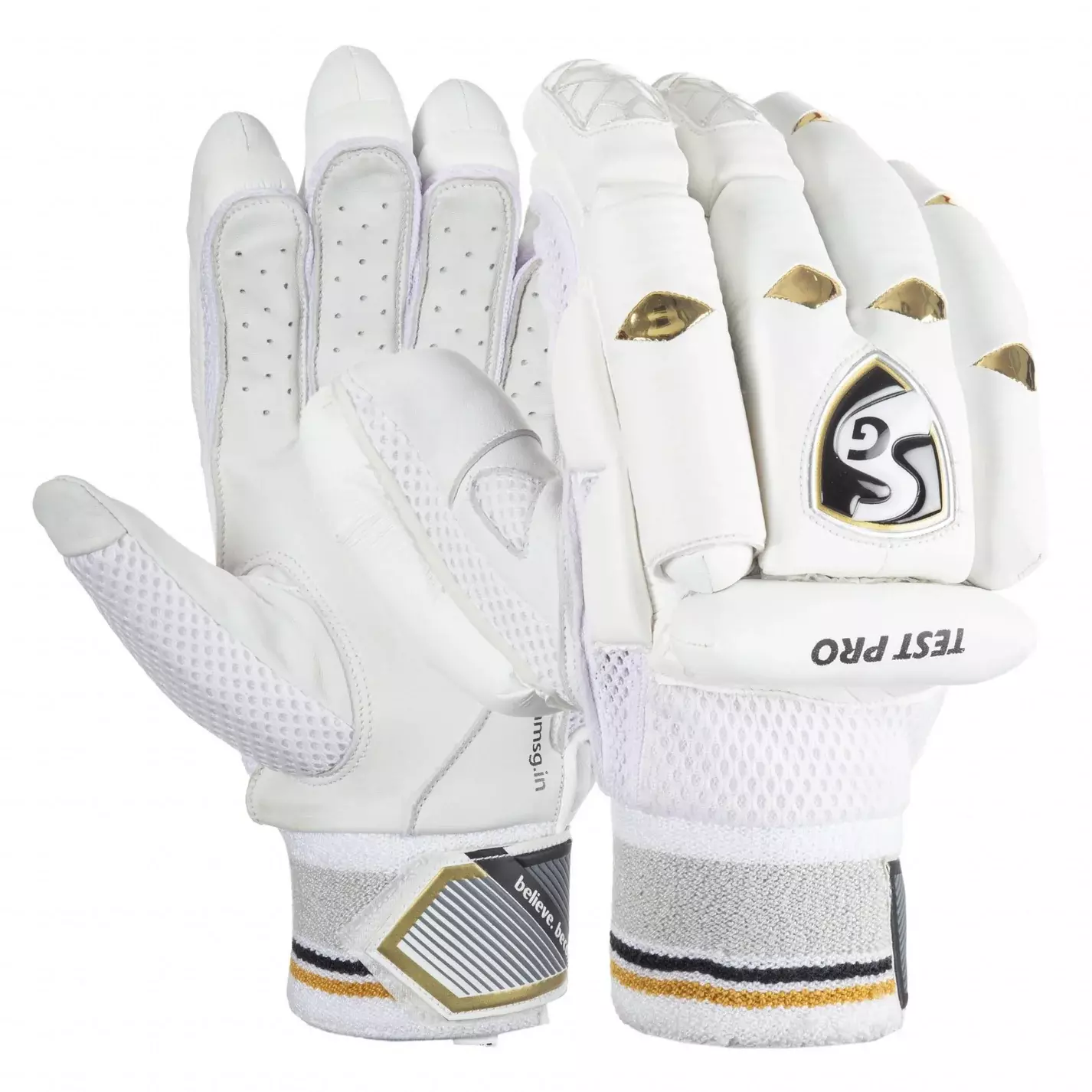 SG Test Pro™ Batting Gloves - Premium Cricket Equipment