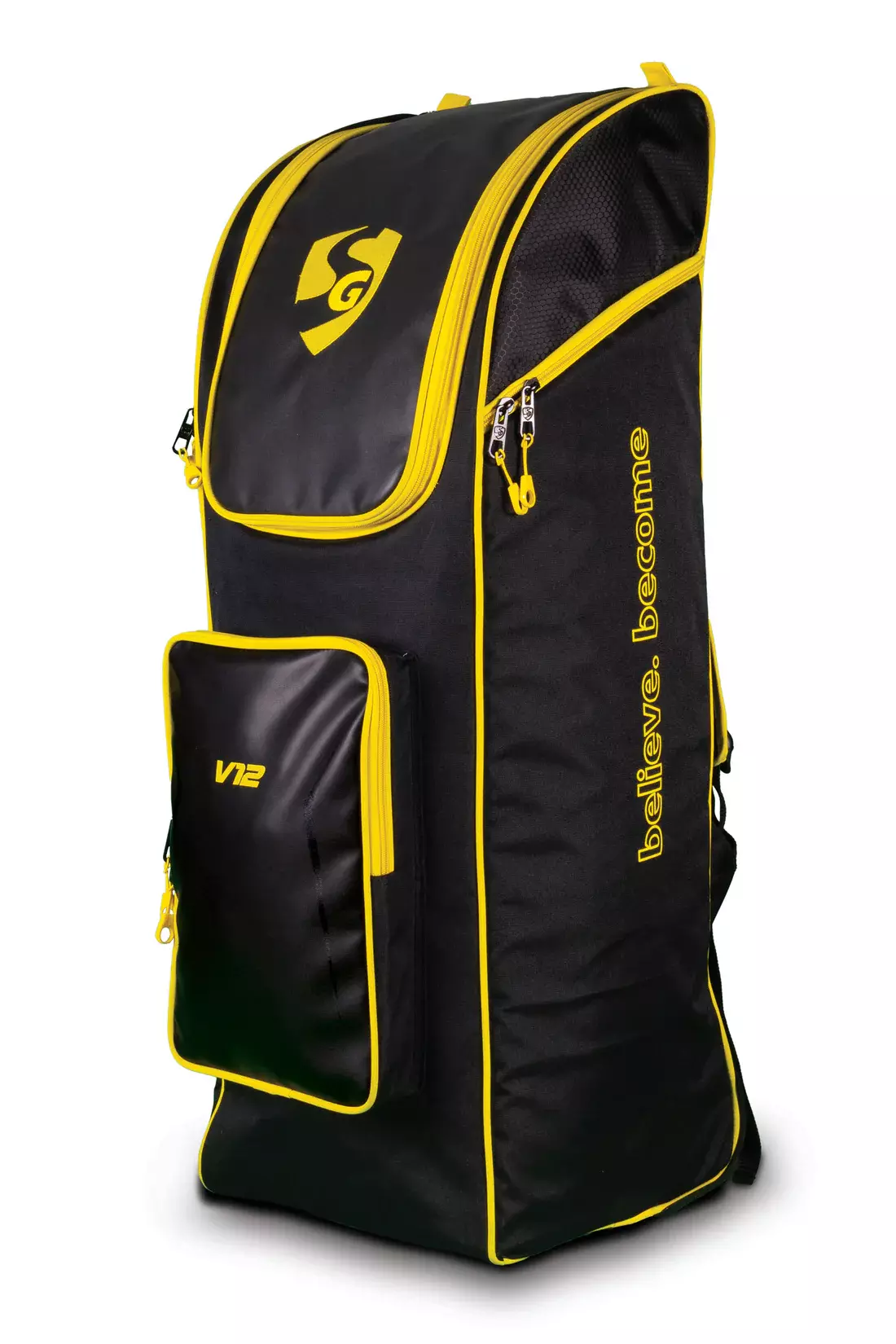 SG V12 Wheelie Duffle Junior Cricket Kit Bag - Premium Cricket Equipment