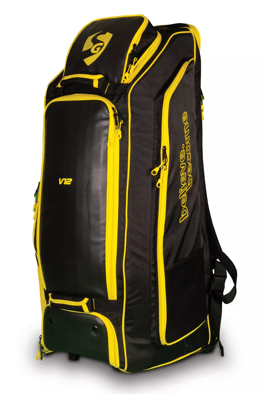 SG V12 Wheelie Duffle Cricket Kit Bag - Premium Cricket Equipment