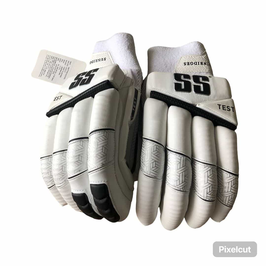 SS TEST Players Batting Gloves - Brand New - Right Hand Mens Size - Premium Cricket Equipment