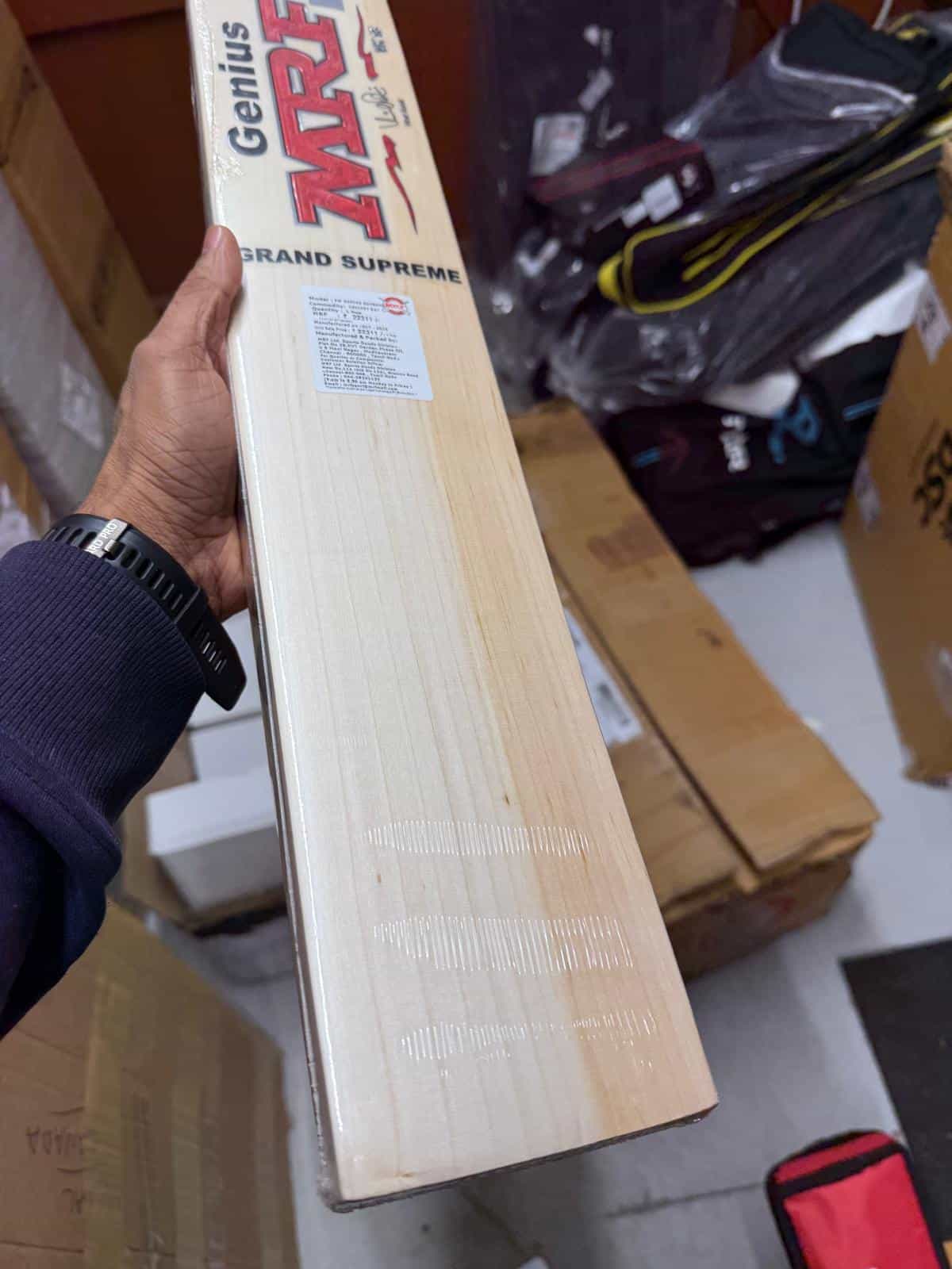 MRF Grand Master Cricket Bat Short Handle - Premium Cricket Equipment