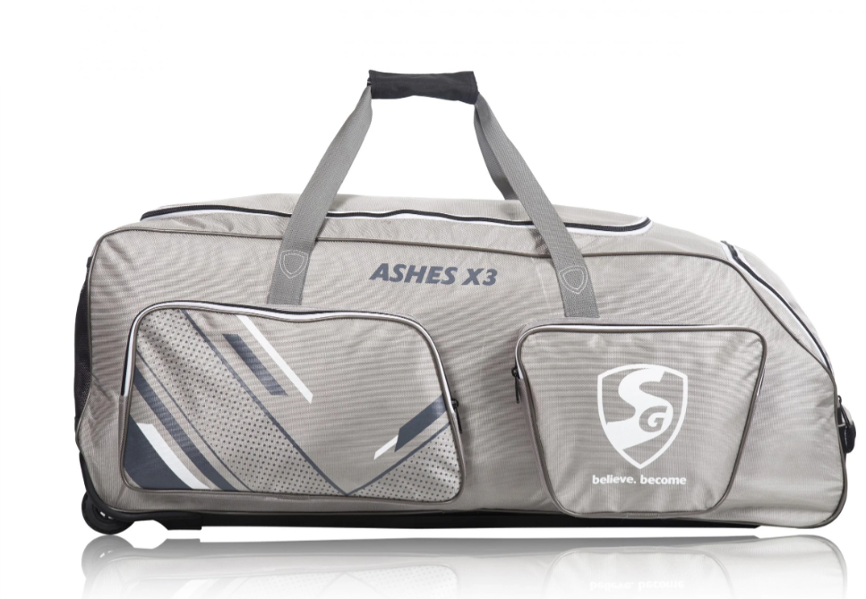 SG ASHES X3 DUFFLE WHEELIE Kit Bag - Premium Cricket Equipment