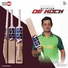 SS Ton Quinton De Kock Player Cricket Bat - Premium Cricket Equipment
