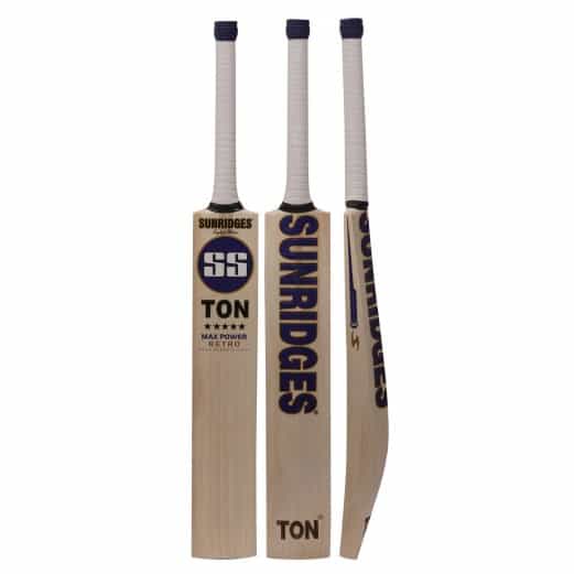 SS Retro Classic Max Power English Willow Cricket Bat - Premium Cricket Equipment