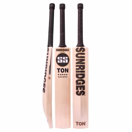 SS Retro black edition English Willow Cricket Bat - Premium Cricket Equipment