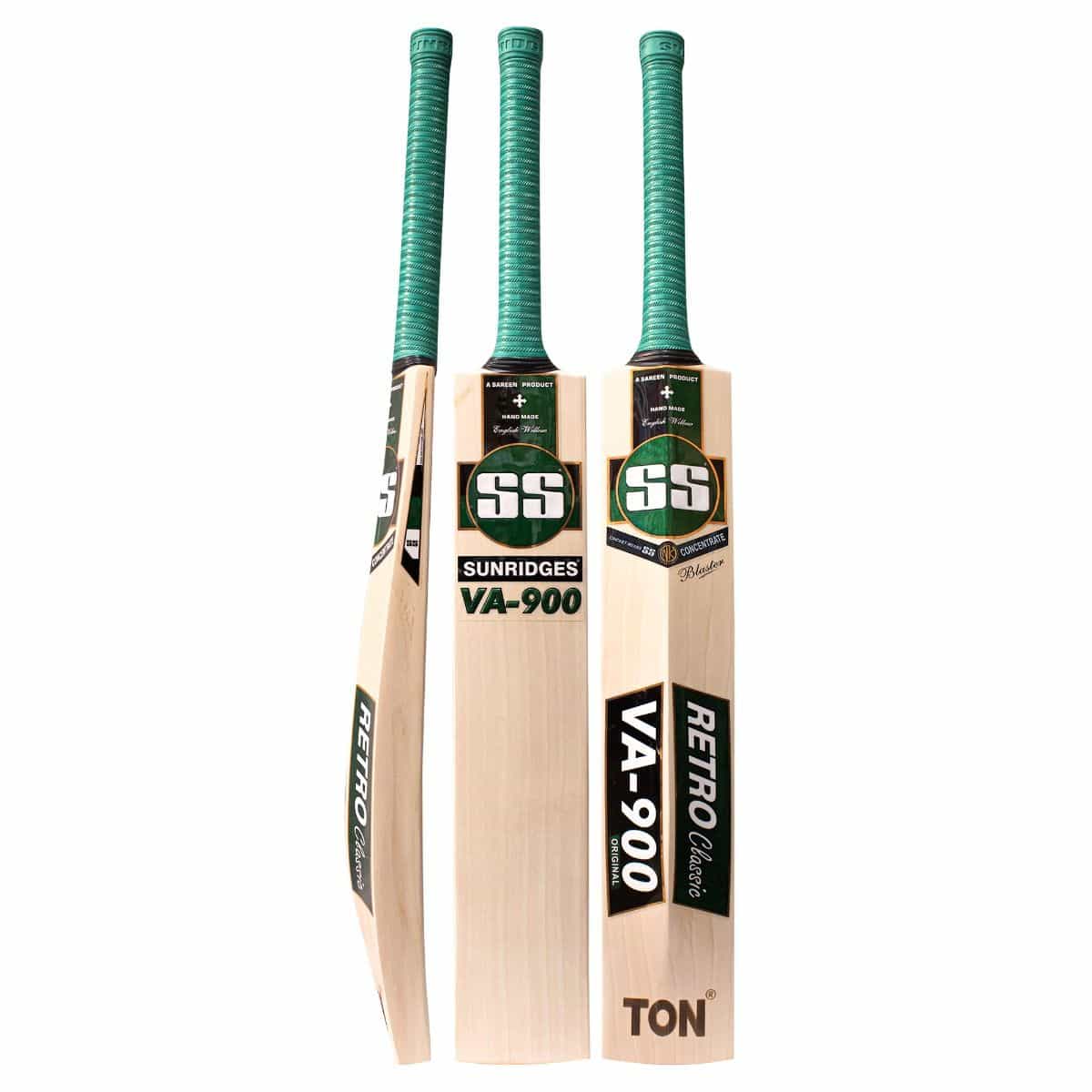 V900 Retro Blaster English Willow Cricket Bat Size SH - Premium Cricket Equipment
