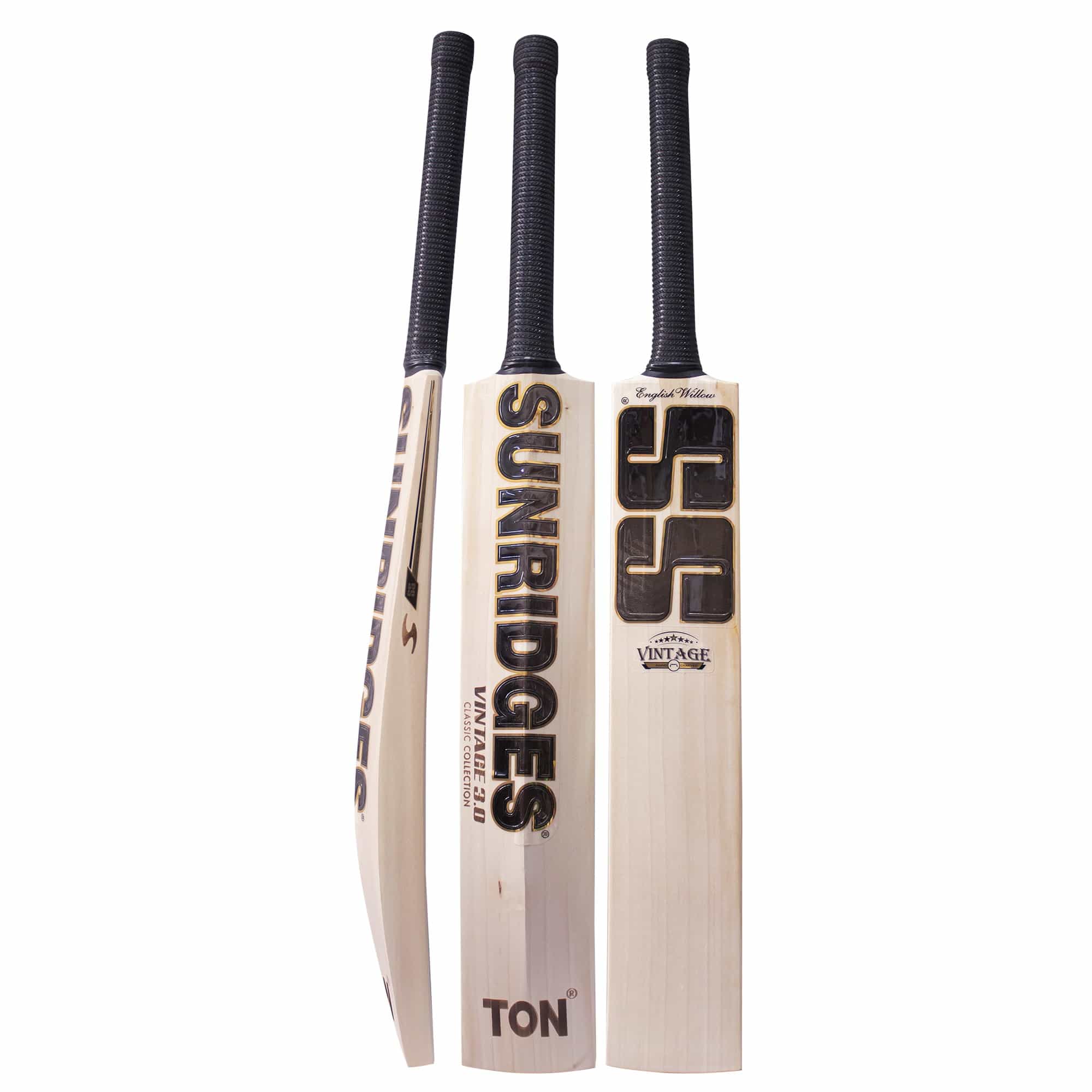 SS Vintage 3.0 English Willow Cricket Bat - Premium Cricket Equipment